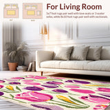 Rustic Yellow and Pink Bloom Style(White)