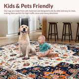 Artistic Cream and Orange Harmony(White)