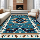 Luxurious Geometric Tiled Arrangement(Blue)