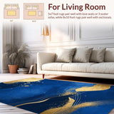 Chic Modern Color Block Motif(Blue)