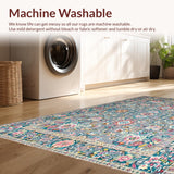 Ultra Soft Area Rug, Non Slip, Stain Resistant, Washable Area Rugs for Living Room, Bedroom, Elegant Abstract Linear Design(Gray)