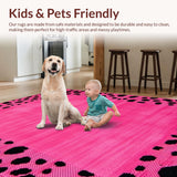 Playful Fluffy Leopard Texture(Pink)