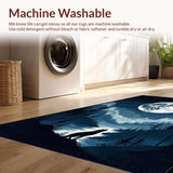 Celestial Wolf Nighttime Aesthetic(Blue)