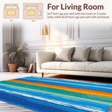 Dynamic Striped Colorful Expression(Blue)