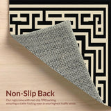 Elegant Black Beige Trellis Aesthetic(Beige)