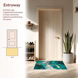 Elegant Colorful Distressed(Green)