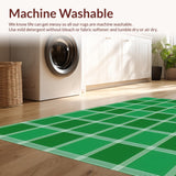 Cozy Winter Themed Patterned Mat(Green)