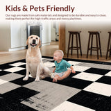 Contemporary Graphic Black and Beige(Gray)