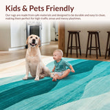 Chic Aqua and Ivory Color Fusion(Blue)