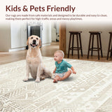 Rustic Cozy Textured Loop(Beige)