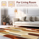 Autumnal Harvest Collection Area Rich Earth Tones Beige Brown(Beige)