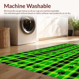 Elegant Green and Black Geometric(Green)