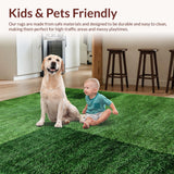 Contemporary Textured Turf Elegance(Green)