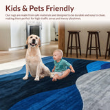 Elegant Modern Mixed Media Design(Blue)