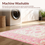Serene White Pink Beige Hues with Delicate Bethlehem(White)