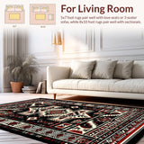 Vibrant Tribal Influence with Contrast(Red)
