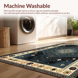 Ultra Soft Area Rug, Non Slip, Stain Resistant, Washable Area Rugs for Living Room, Bedroom, Whimsical Stellar Dreamscape(Blue)