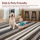 Artisanal Tone Striped Motif(Gray)