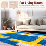 Chic Modernist Colorful Canvas(Blue)