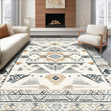 Ultra Soft Area Rug, Non Slip, Stain Resistant, Washable Area Rugs for Living Room, Bedroom, Rustic Jute Twisted Aesthetic(Gray)