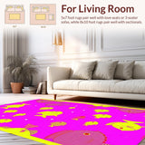Cheerful Yellow Minimalist Design(Pink)