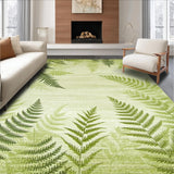 Ultra Soft Area Rug, Non Slip, Stain Resistant, Washable Area Rugs for Living Room, Bedroom, Contemporary Geometric Textured Appeal(Green)