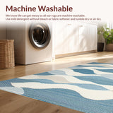 Sophisticated Blue Ripple Design(Blue)