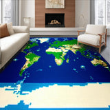 Elegant Round Geometric(Blue)