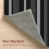 Rustic Black and White Geometric Appeal(Black)