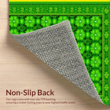 Whimsical Clover Patchwork Style(Green)