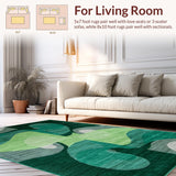 Eclectic Abstract Green Tones(Green)