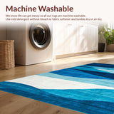 Coastal Abstract Wave Motif(Blue)