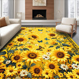 Vibrant Sunflower Circle Aesthetic(Yellow)