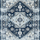 Luxurious Light Grey Geometric Design(Blue)