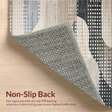 Ultra Soft Area Rug, Non Slip, Stain Resistant, Washable Area Rugs for Living Room, Bedroom, Chic Natural Fiber Design(Beige)
