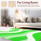 Bright Coastal Inspired Scallop Shape(Green)