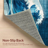 Contemporary Wavy Texture Appeal(Blue)