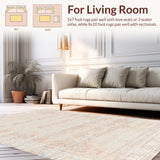 Ultra Soft Area Rug, Non Slip, Stain Resistant, Washable Area Rugs for Living Room, Bedroom, Baby Girl Bedroom Decor(Pink)