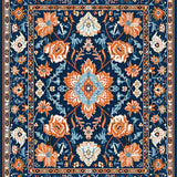 Whimsical Tiled Fusion(Blue)