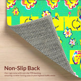 Charming Iridescent Flower Motif(Yellow)