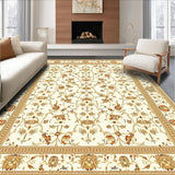 Ultra Soft Area Rug, Non Slip, Stain Resistant, Washable Area Rugs for Living Room, Bedroom, Beige Geometric Modern Boho Artistry(Ivory)