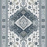 Ultra Soft Area Rug, Non Slip, Stain Resistant, Washable Area Rugs for Living Room, Bedroom, Cozy Abstract Animal Inspired Design(Gray)