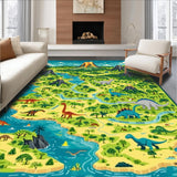 Interactive Prehistoric Landscape Motif(Green)