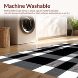 Elegant Farmhouse Checkered Texture(Black)