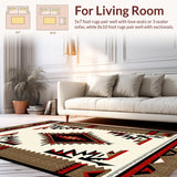 Bold Southwestern Ikat Arrangement(Beige)
