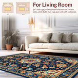 Charming Eclectic Medallion Touch(Blue)