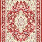 Lively Rustic Charm with Texture(Red)