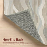 Inviting Softly Curved Geometric Style(Beige)