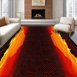 Bold Modern Lava Swirl Effect(Red)