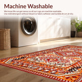 Playful Geometric Jute Arrangement(Red)